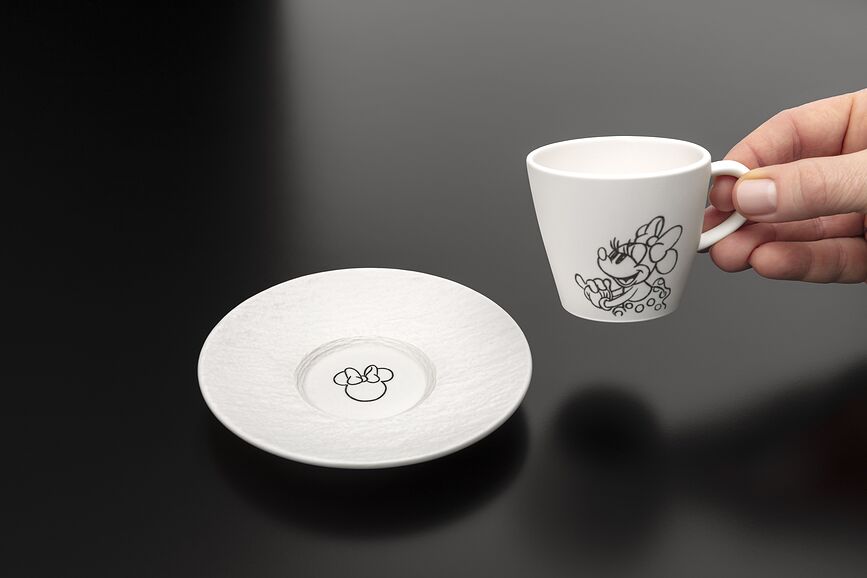 Espressokopp Manufacture Rock Mickey Mouse 60 ml, vit