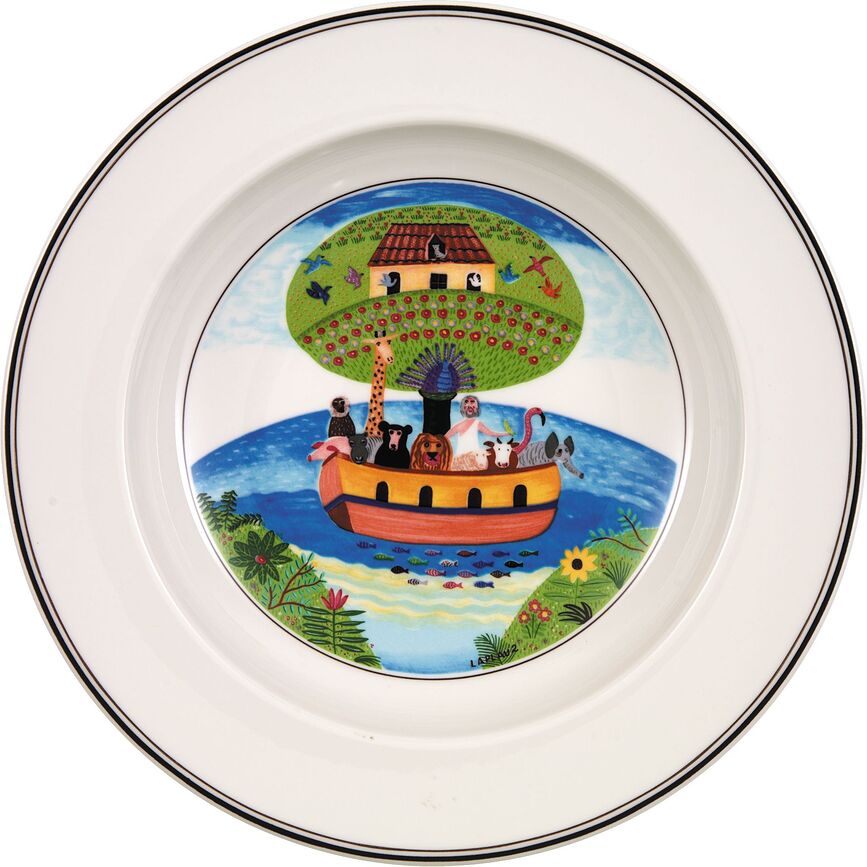 Farfurie adâncă Design Naif Noah's Ark 21 cm