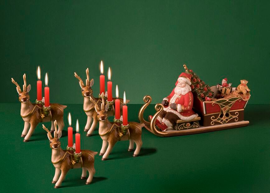 Figura decorativa musical Christmas Toy's Memory, Papá Noel