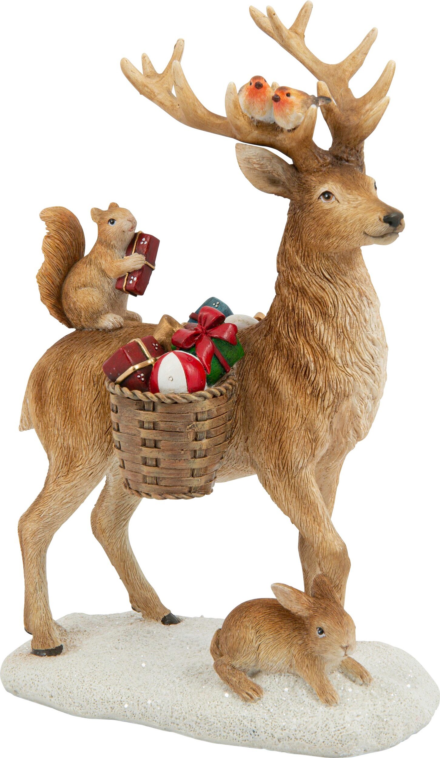 Figurka świąteczna Winter Collage Accessoires renifer 21 cm