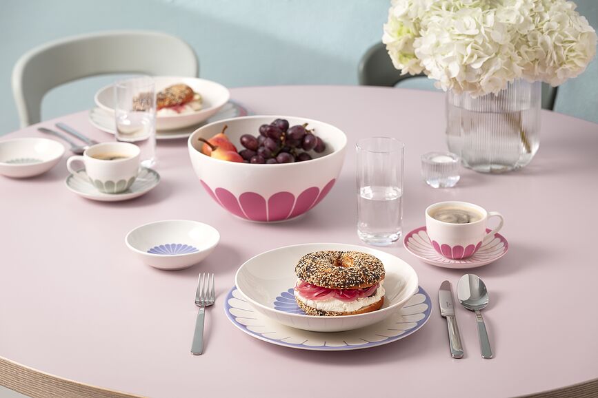 Fleur Cassis Assiette Creuse 24 cm