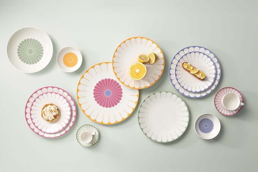 Fleur Cassis Assiette Creuse 24 cm