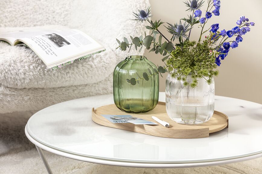 Fleur Βάζο, 19 cm, πράσινο