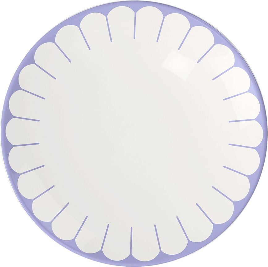 Fleur Bleu Assiette à déjeuner 21,2 cm