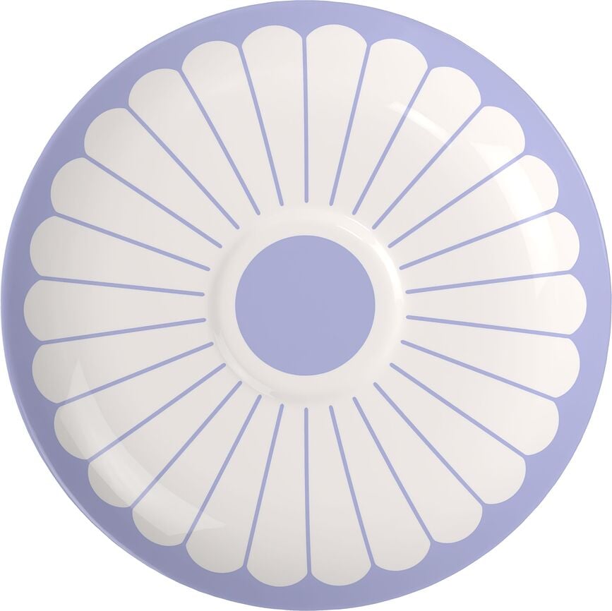 Fleur Cappuccino Saucer, Bleu