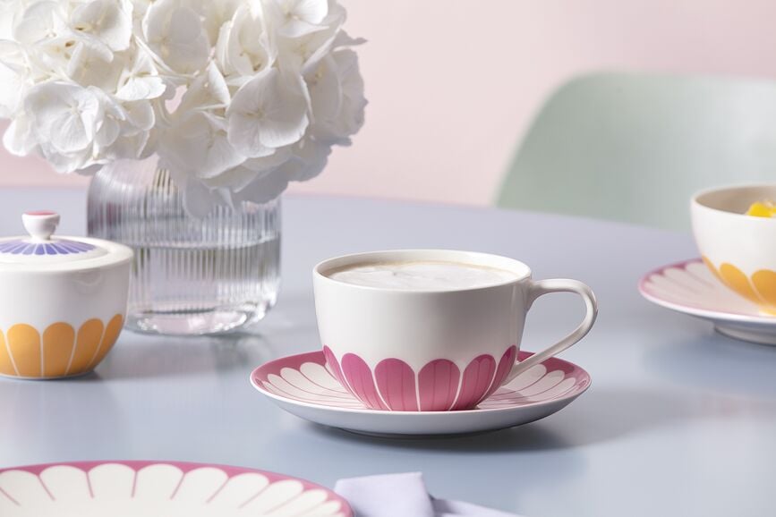 Fleur cappuccinokopp solgul 300 ml