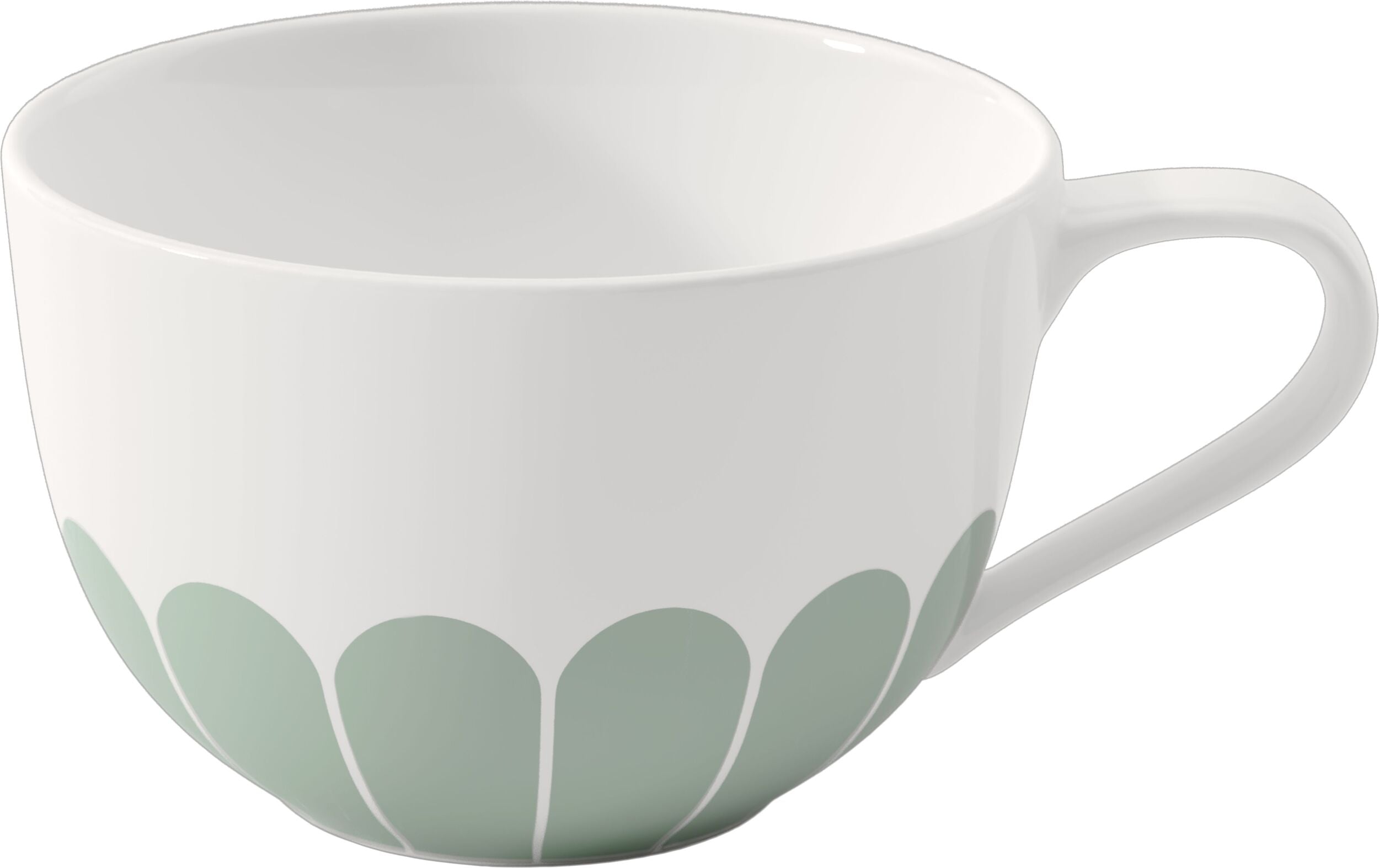 Fleur Cappuccinotasse Grün 300 ml