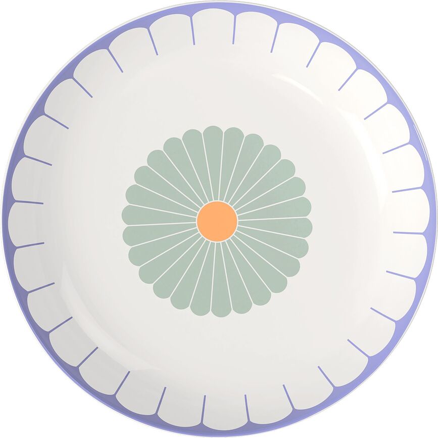 Fleur Plat de service bas, 38 cm