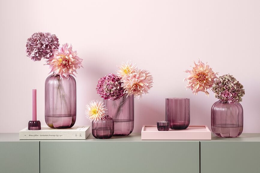 Vase Fleur 22,5 cm, vert