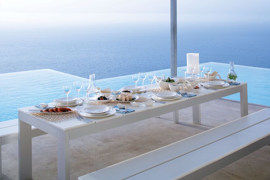 Flow Skleda za serviranje z ročajem, 1,8 l