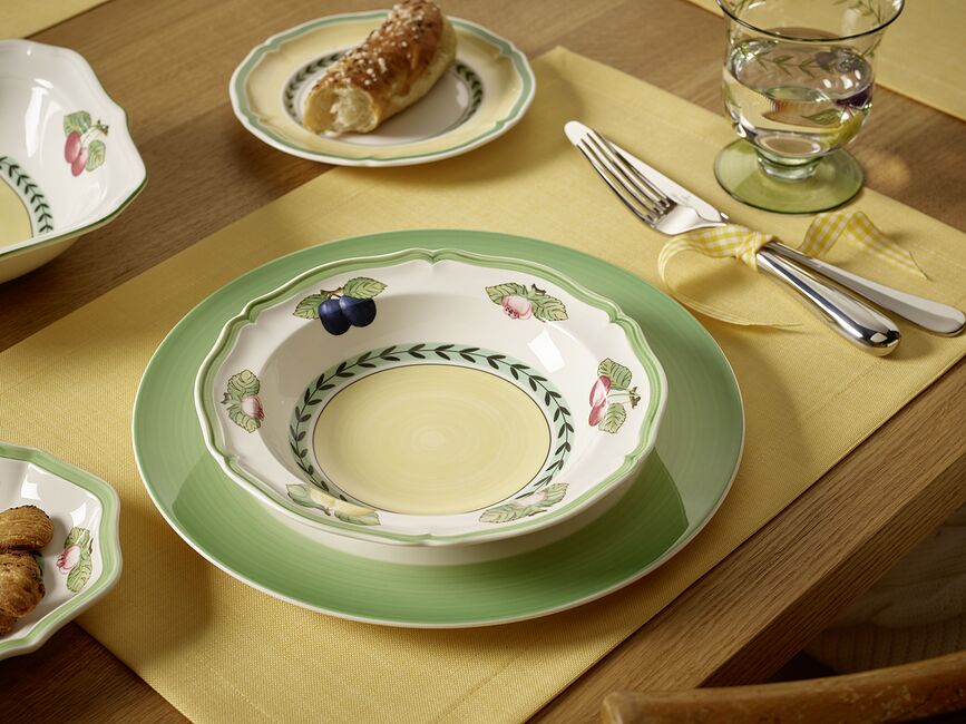 French Garden Fleurence Assiette Creuse, 23 cm