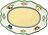 French Garden Fleurence Plat ovale, 37 cm