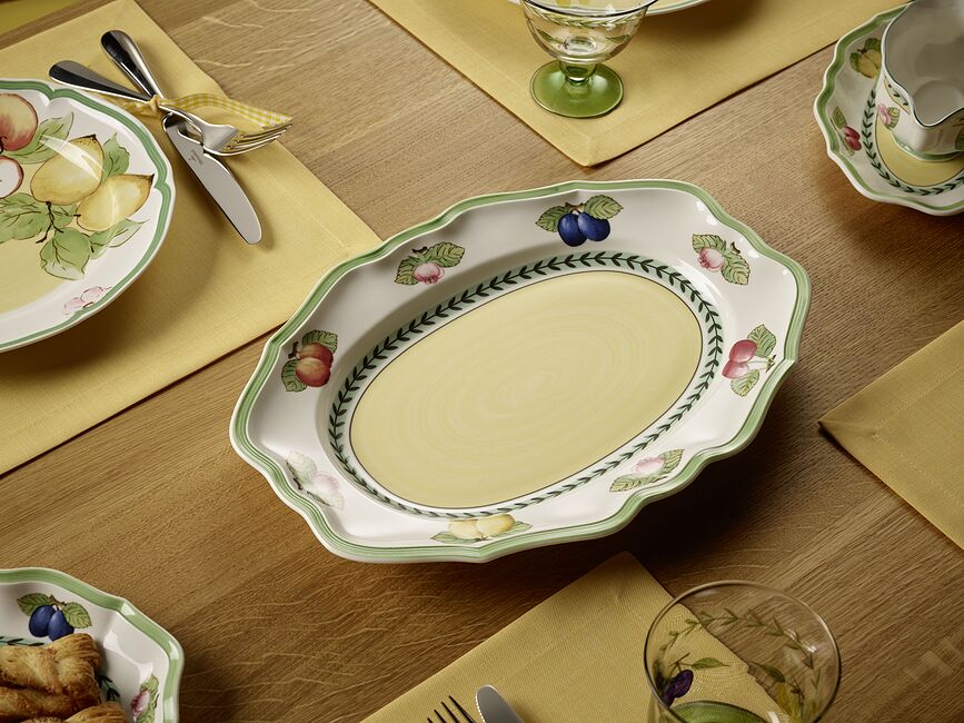 French Garden Fleurence Plat ovale, 37 cm