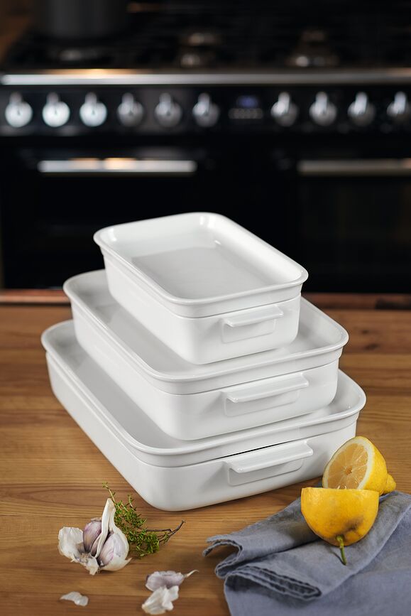 Fuente de Horno Clever Cooking, resistente al calor, talla L