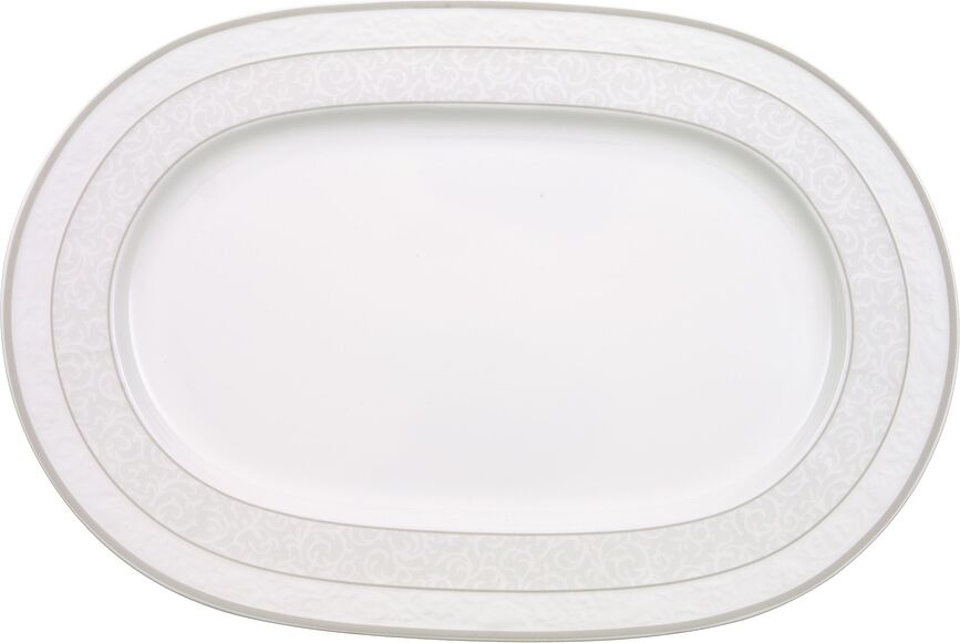 Fuente Gray Pearl, ovalada