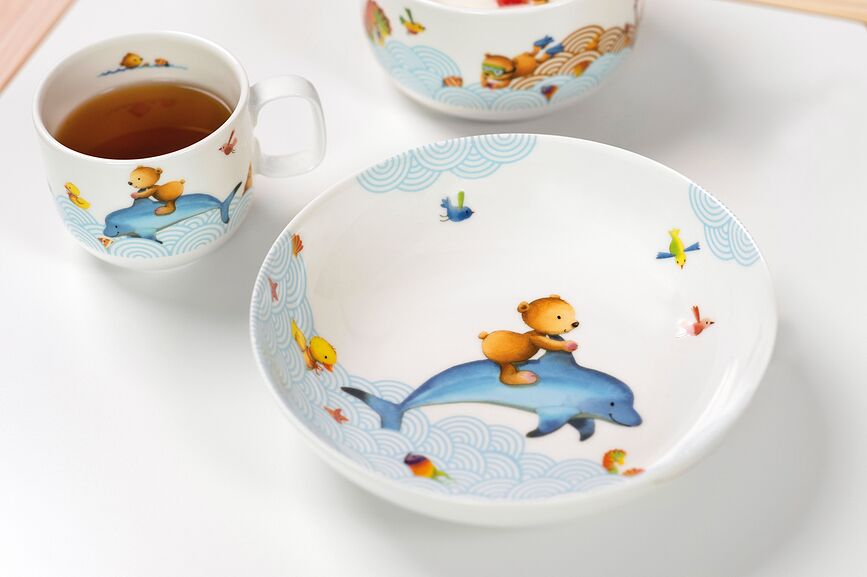 Happy as a Bear Assiette Creuse, 19 cm