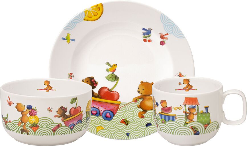 Hungry as a Bear Set Posuđa dječji Set od 3 dijela