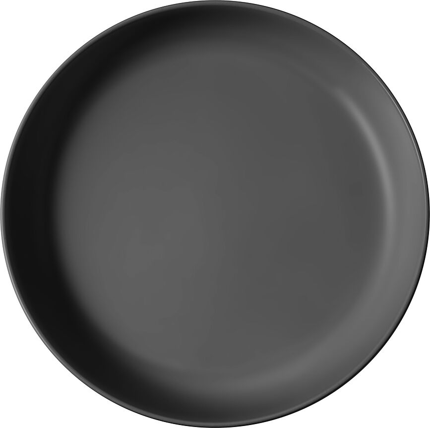 Iconic Bol plat, 500 ml, noir