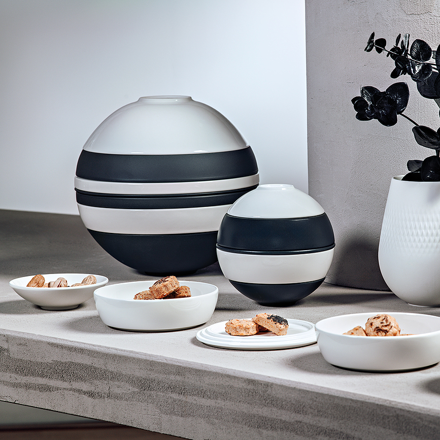 Iconic La Petite Boule Service, noir, 5 pièces