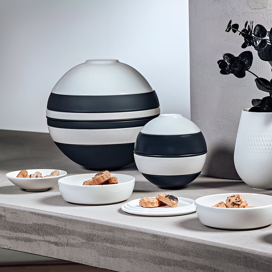 Iconic La Petite Boule Posuđe crno Set od 5 dijelova