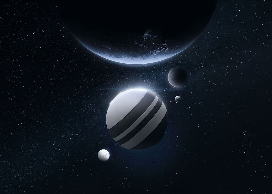 Iconic Skleda ploska, 500 ml, črna