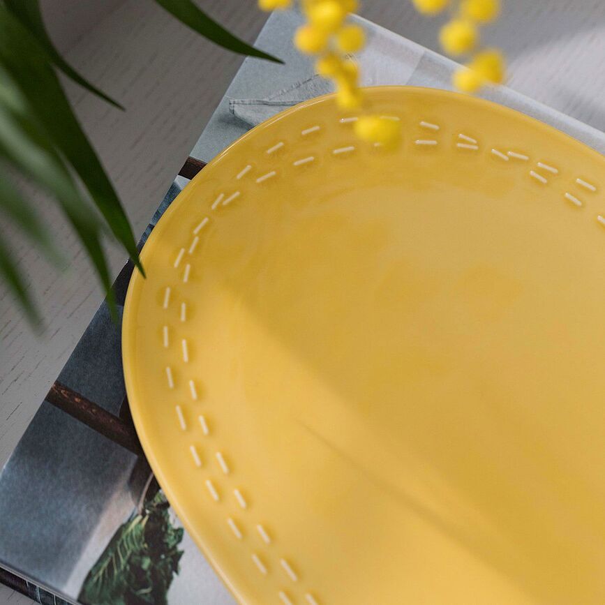 It's My Moment Servirni Krožnik, 29,5 cm, bež