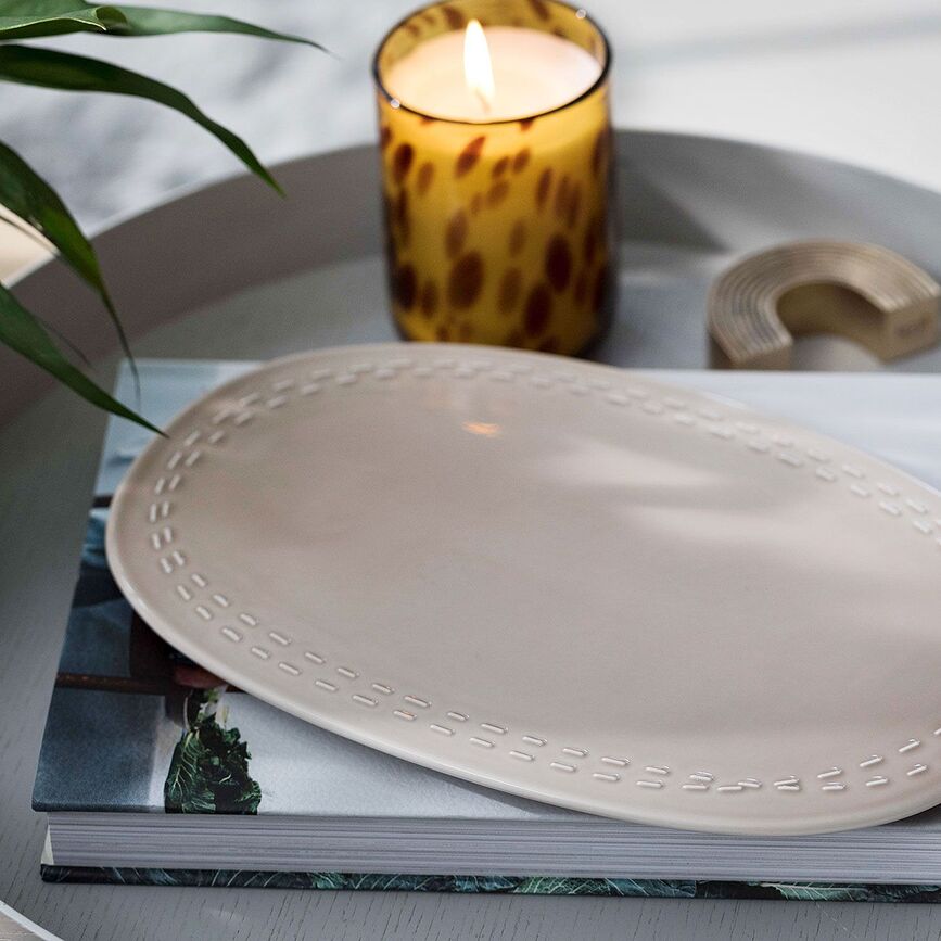 It's My Moment Plat de Service 29,5 cm, beige