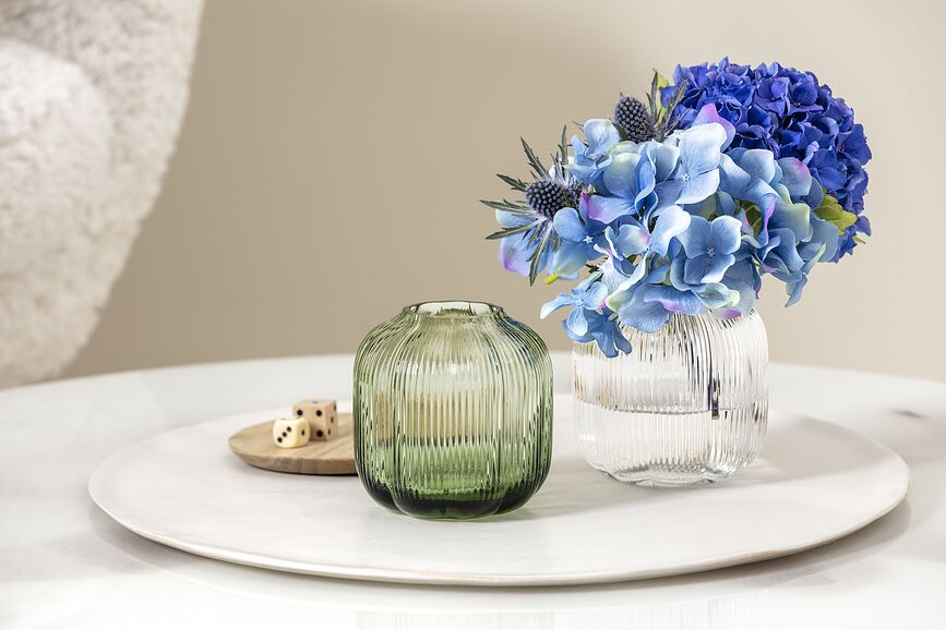 Jarrón Fleur, 11 cm, verde