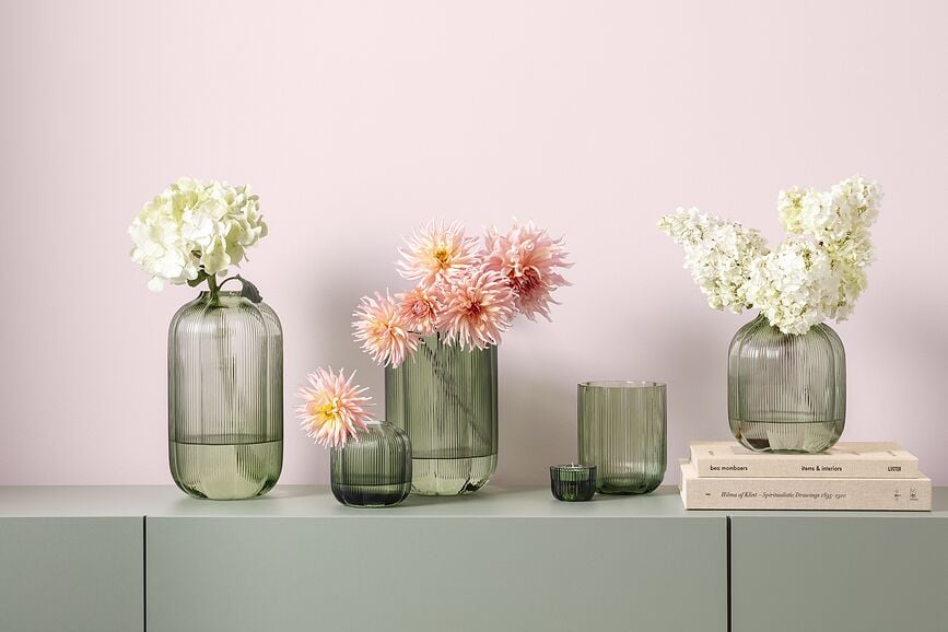 Jarrón Fleur 22,5 cm, rosa