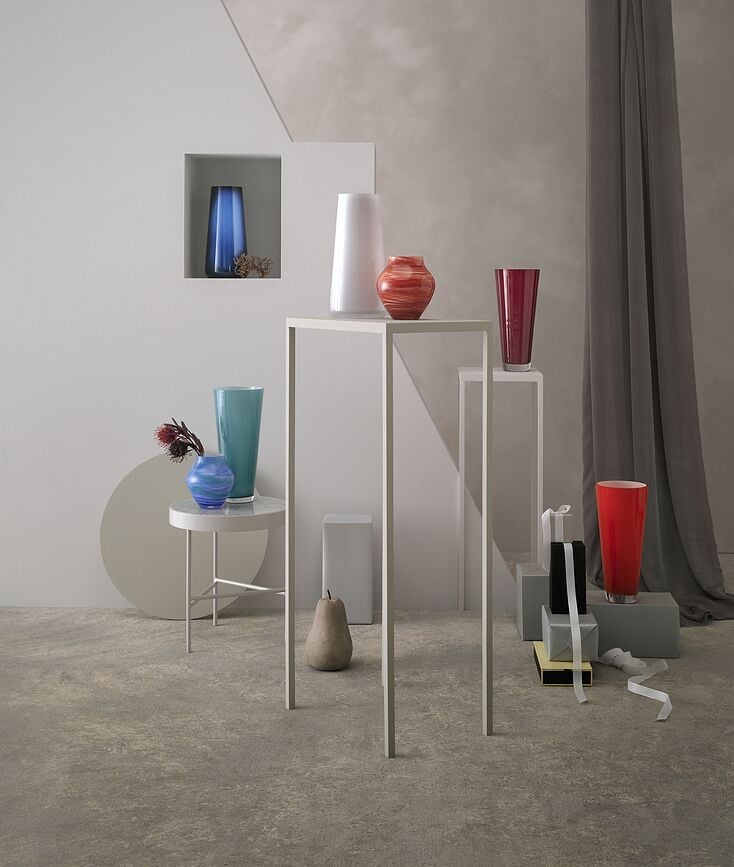 Jarrón Numa, 34 cm, blanco