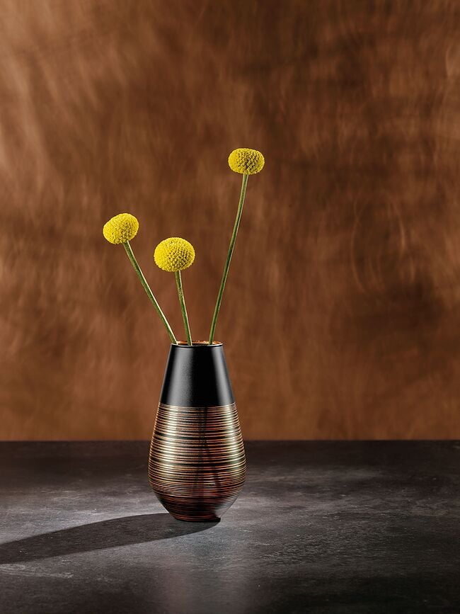 Jarrón Soliflor Manufacture Swirl, 18 cm