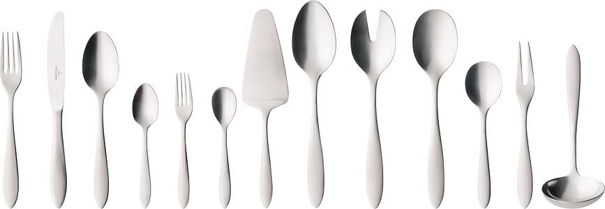 Juego de Cubiertos acabado cepillado Arthur, Set de 68 piezas