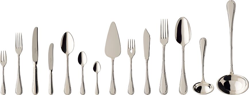 Juego de cubiertos Kreuzband Septfontaines 120, Set de 113 piezas