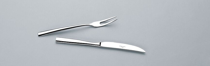 Juego de cubiertos para carne Piemont, con estuche de madera, Set de 12 piezas