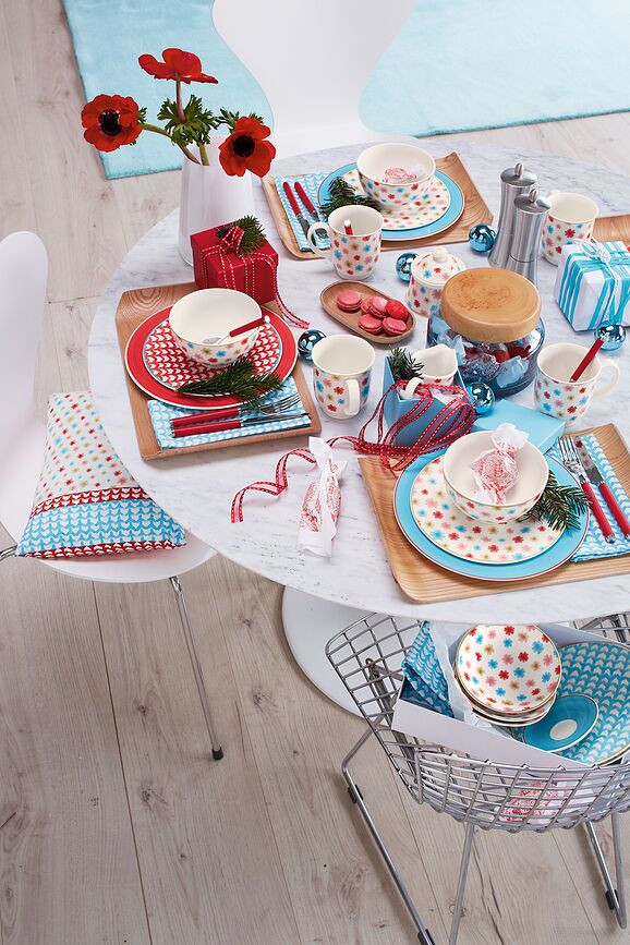 Juego de cubiertos Play Red Roses, 30 piezas