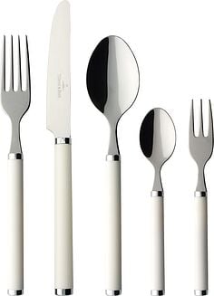 Juego de cubiertos Play White Pearl, Set de 30 piezas