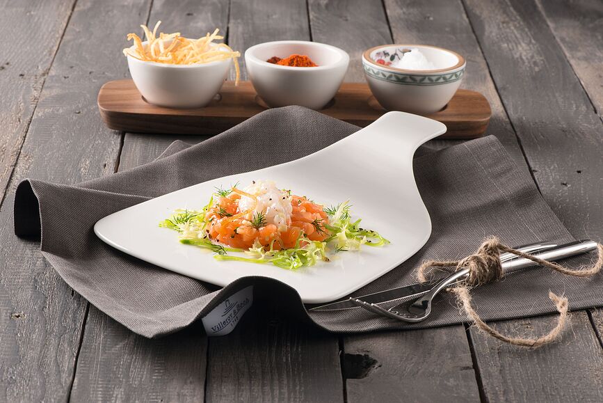 Juego de Cuencos para salsas y aperitivos Artesano Original, con bandeja, Set de 4 piezas