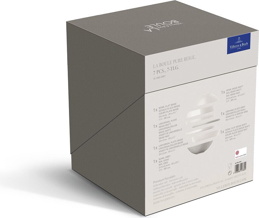 Set de Vajilla Iconic La Boule Paradiso, 7 piezas