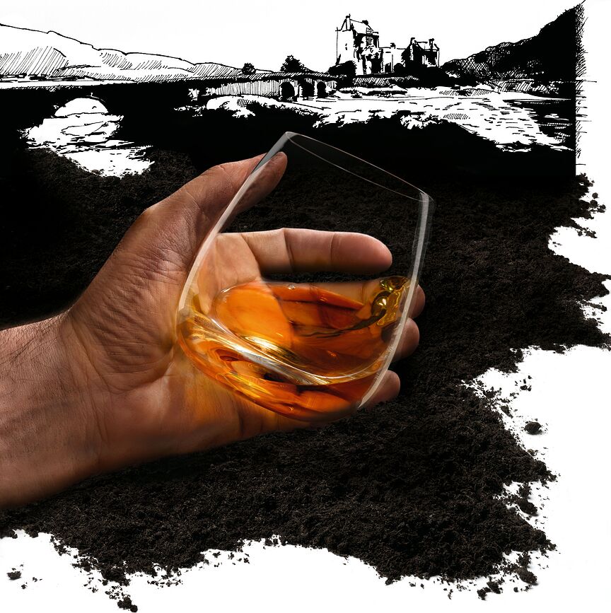 Kozarec za viski Scotch Whisky Single Malt, 420 ml