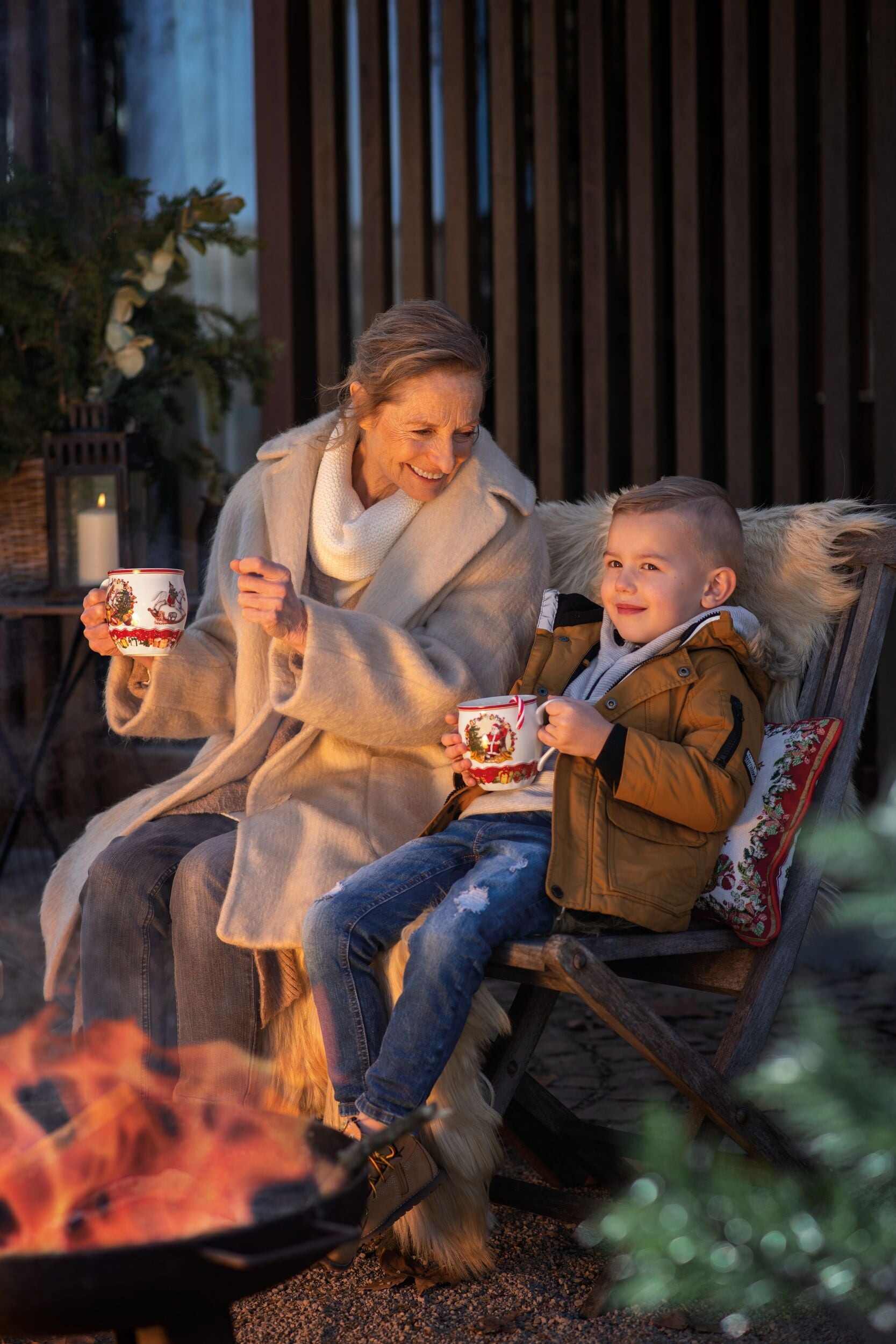 490 Ml Grote Mok Villeroy & Boch Toy's Fantasy Kerstmok • Gebroken Wit • De Bijenkorf Serviesset 6 Personen