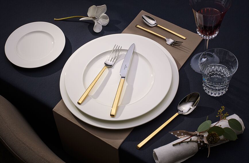 La Classica Service de Couverts, partiellement plaqué or, 30 pièces