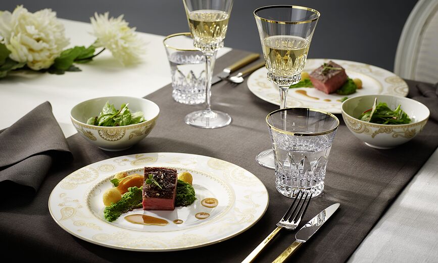 La Classica Σετ Μαχαιροπίρουνα μερικώς επιχρυσωμένα, Σετ 24 τεμαχίων