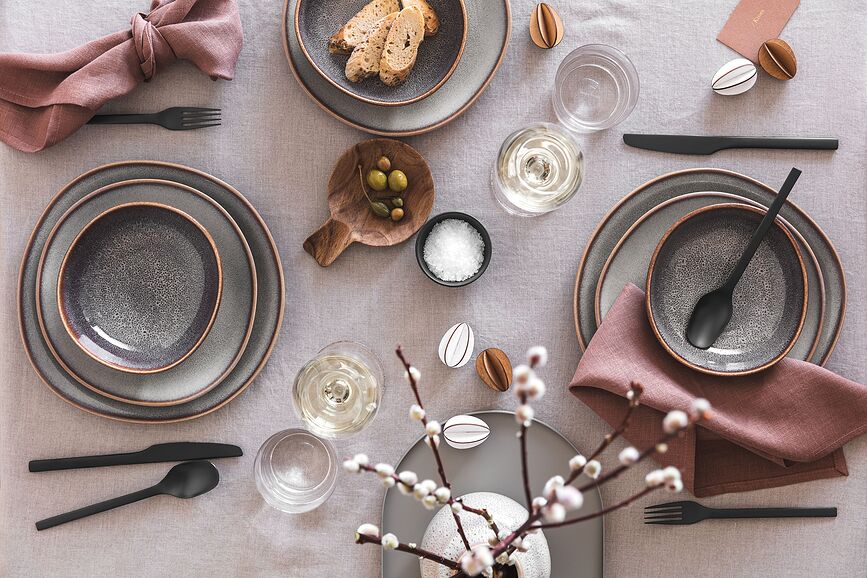 Lave Assiette à déjeuner 23 cm, beige