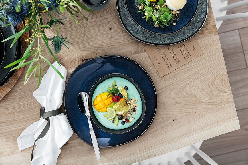 Lave Assiette Plate 28 cm, bleue