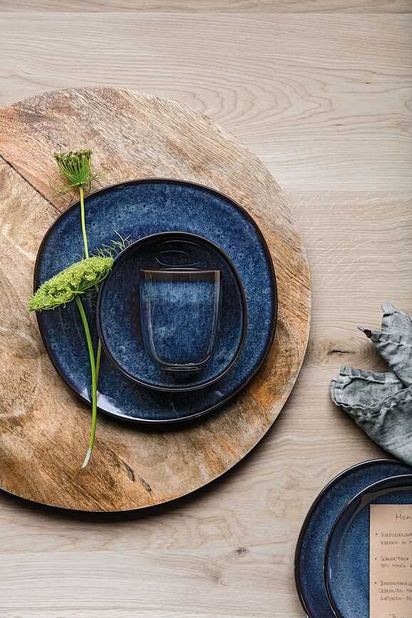 Lave Assiette Plate 28 cm, bleue