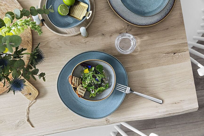 Lave Bol plat, 21 cm, beige