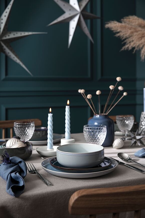 Lave Home Drop Vase 12,8 cm, blanc-bleu