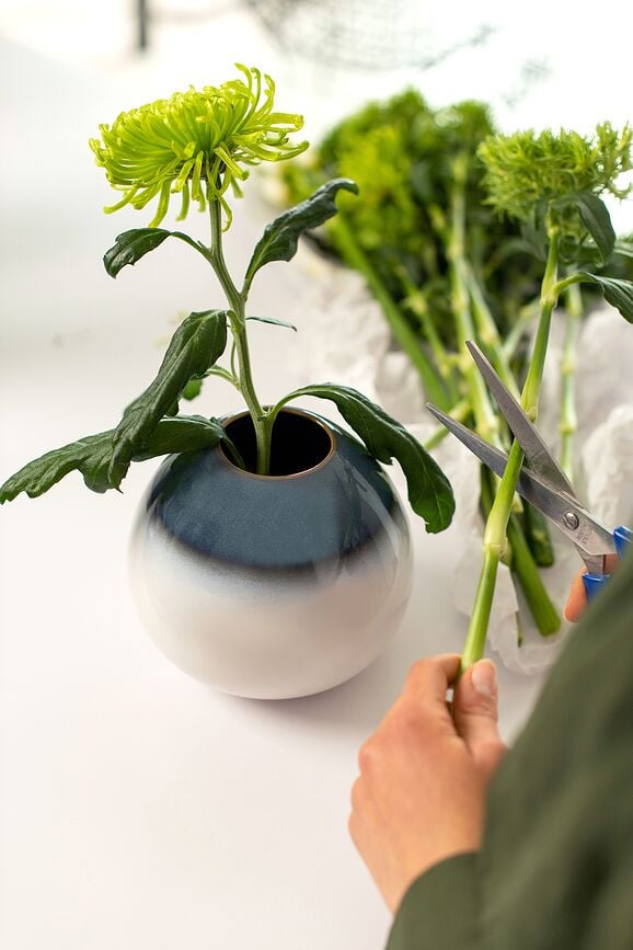 Lave Home Drop Vase 12,8 cm, blanc-bleu