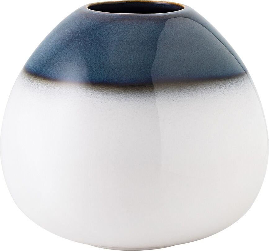 Lave Home Drop Vase 12,8 cm weiß und blau