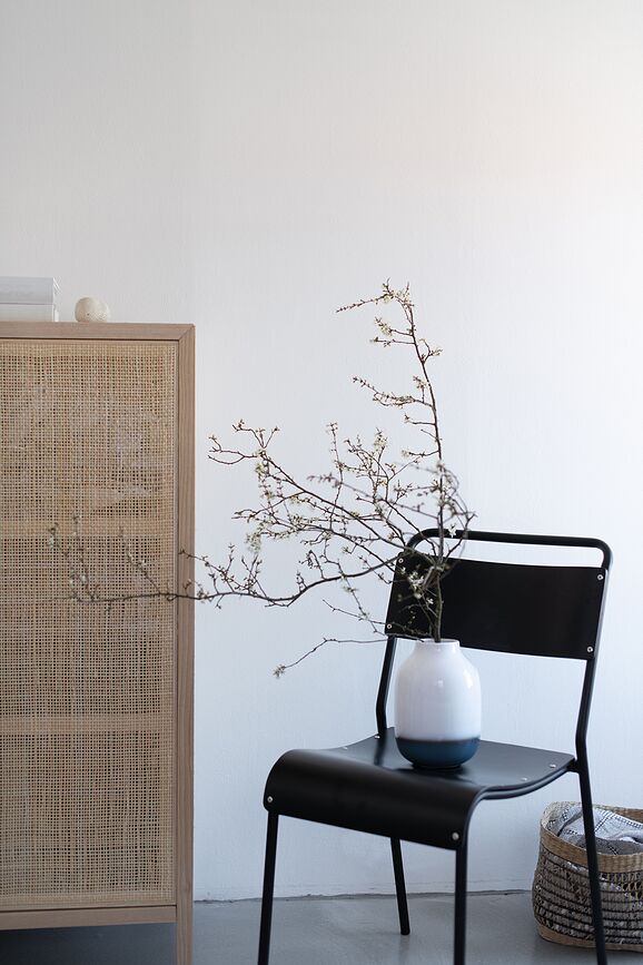 Lave Home Nek Vaza, 21,9 cm, belo-modra